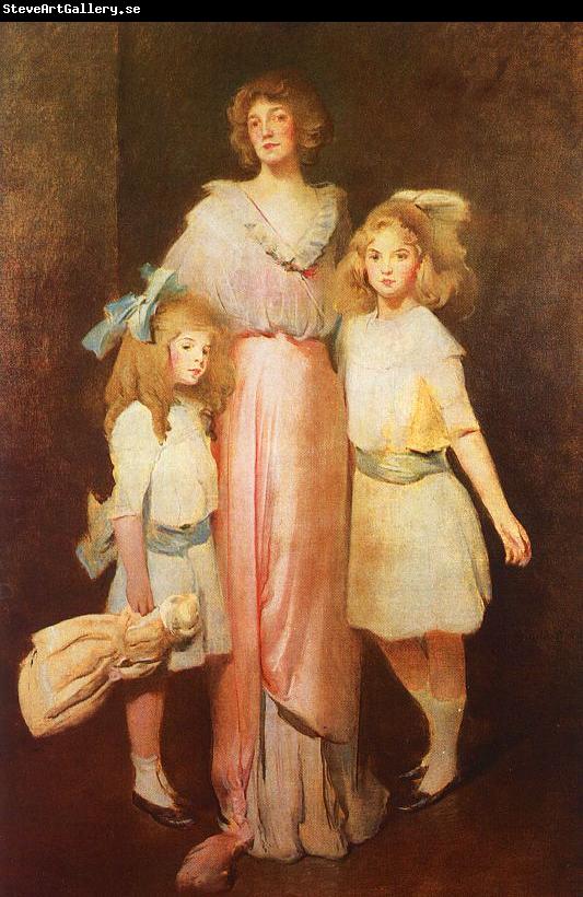 John White Alexander Mrs Daniels with Two Children